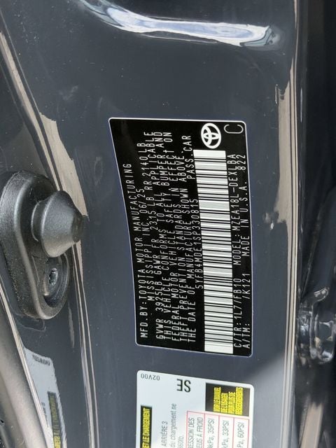 2025 Toyota COROLLA LE