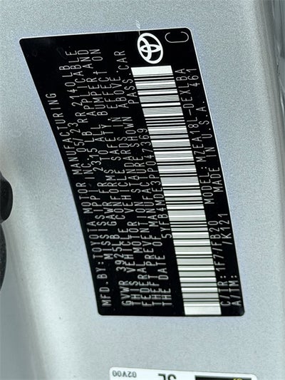 2023 Toyota COROLLA LE