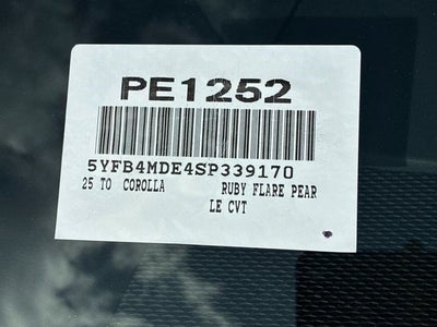 2025 Toyota Corolla LE