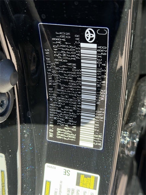 2026 Toyota COROLLA LE