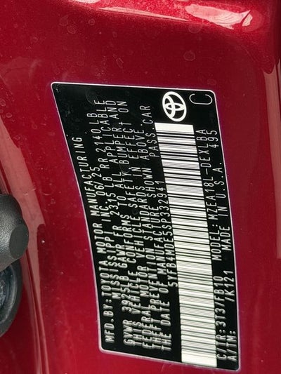 2025 Toyota COROLLA LE