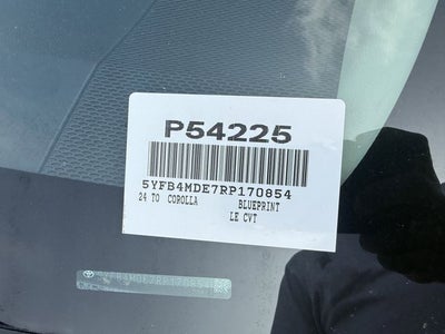 2024 Toyota COROLLA LE