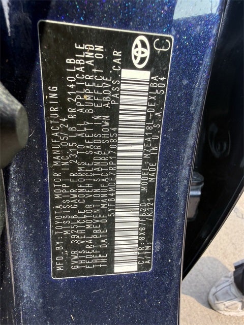 2024 Toyota COROLLA LE