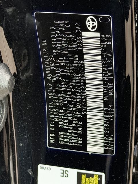 2023 Toyota COROLLA LE