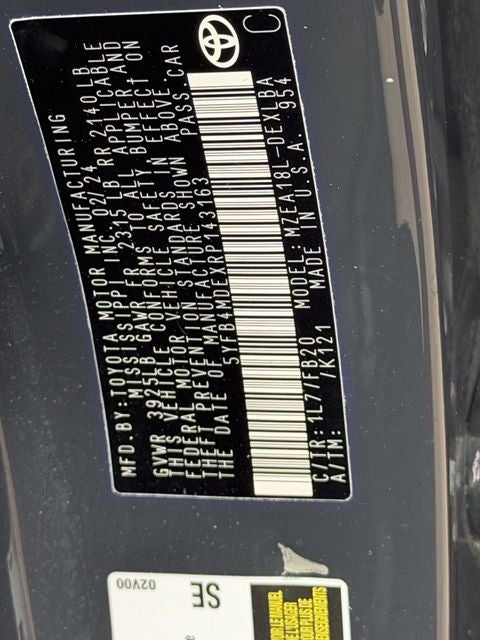 2024 Toyota COROLLA LE