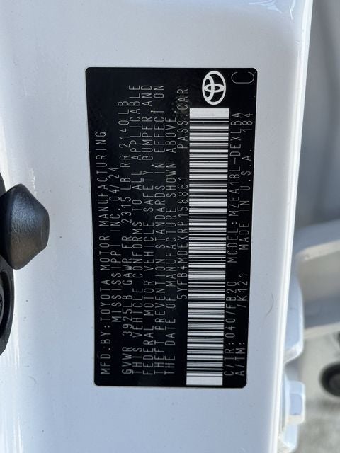 2024 Toyota COROLLA LE