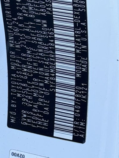 2024 Toyota COROLLA LE