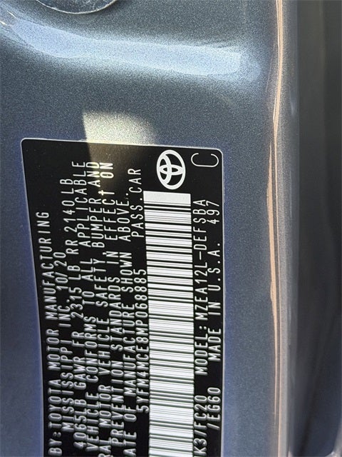 2021 Toyota COROLLA APEX SE