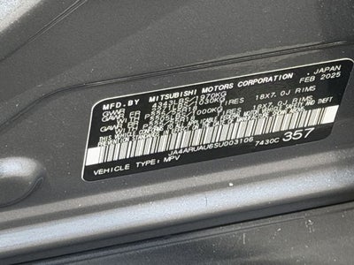 2025 Mitsubishi Outlander Sport 2.0 ES