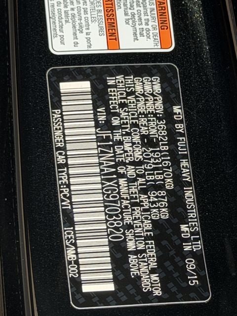 2016 Scion SCION FR-S Base