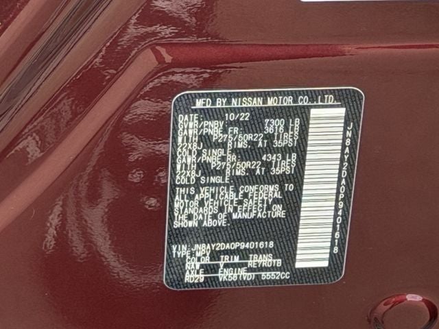 2023 Nissan Armada Platinum