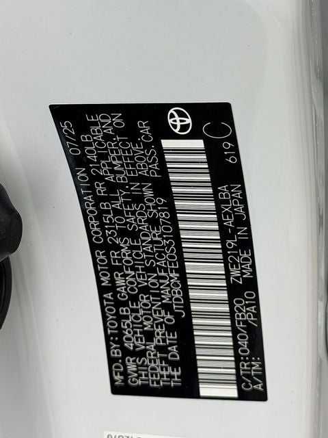 2025 Toyota Corolla Hybrid LE