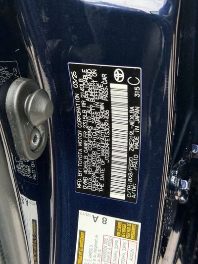 2025 Toyota COROLLA HYBRID LE