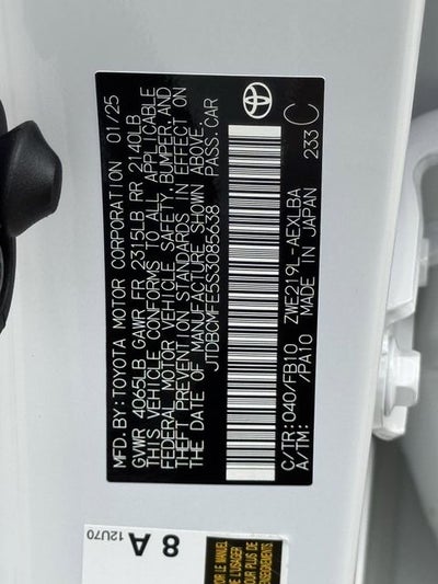 2025 Toyota COROLLA HYBRID XLE