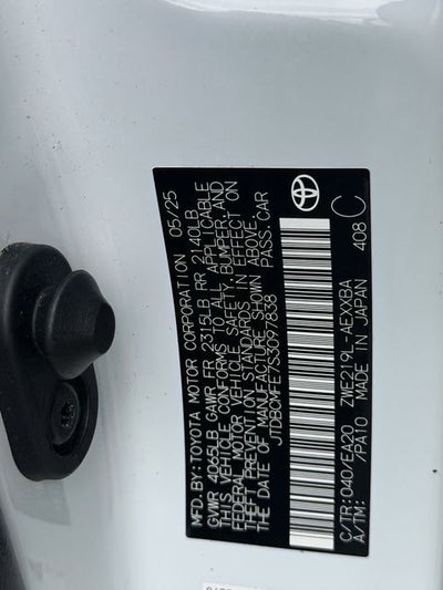 2025 Toyota COROLLA HYBRID XLE