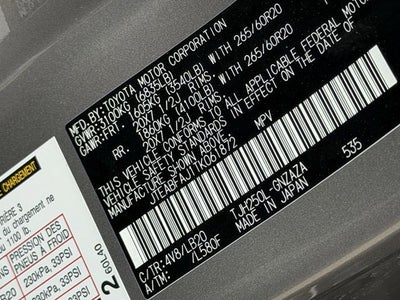 2026 Toyota Land Cruiser Base
