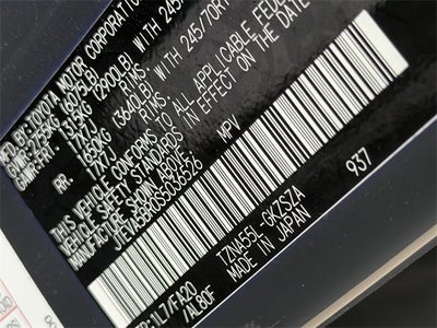 2025 Toyota 4RUNNER SR5