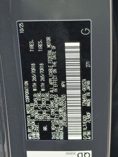 2025 Toyota 4RUNNER HYBRID Limited