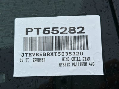2026 Toyota 4Runner i-FORCE MAX Platinum