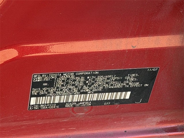 2008 Toyota RAV4 Base