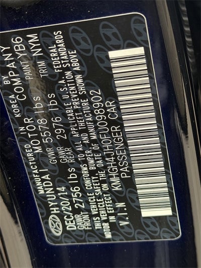 2015 Hyundai Equus Ultimate