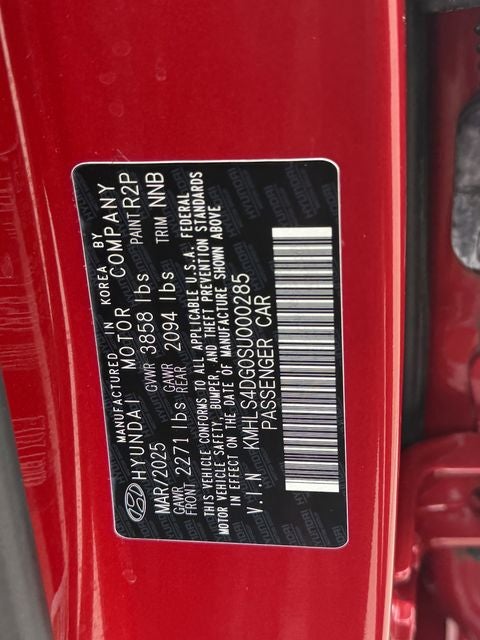 2025 Hyundai Elantra SEL Convenience