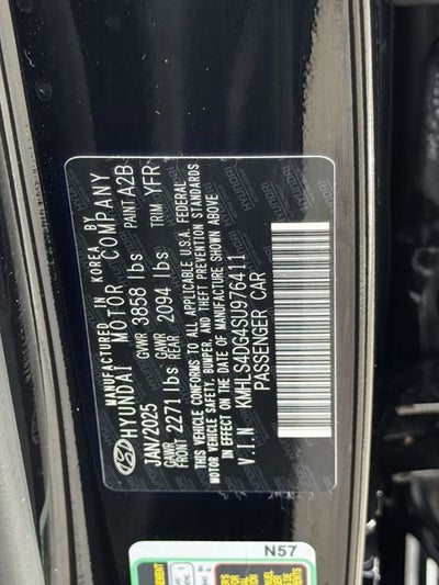 2025 Hyundai Elantra SEL Convenience