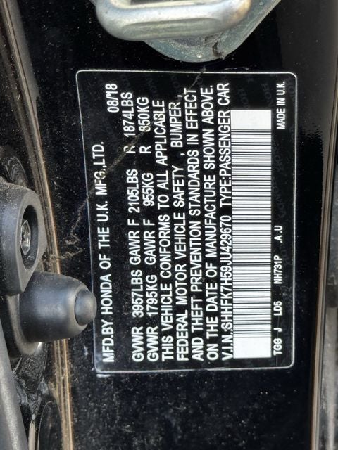 2018 Honda Civic EX
