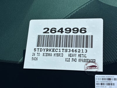 2026 Toyota Sienna XLE