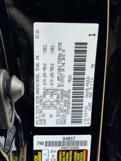 2026 Toyota Tundra SR