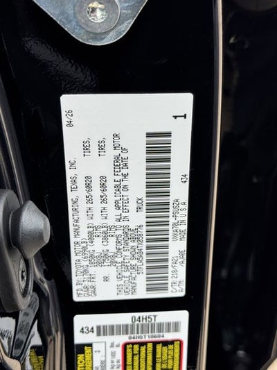 2026 Toyota Tundra SR5