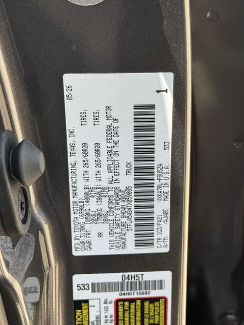 2026 Toyota Tundra SR5