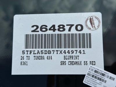 2026 Toyota Tundra SR5